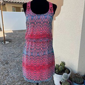 Express Coral Summer Dress Women Size X-Small